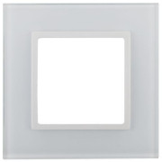 Рамка 1-м 14-5101-01 стекло Elegance бел.+бел. Эра Б0059166