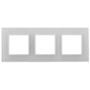 Рамка 3-м 14-5103-01 стекло Elegance бел.+бел. Эра Б0059170