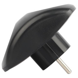 Разветвитель электрический SPx-2-B на 2 розетки без заземл. 10А черн. Эра Б0059720