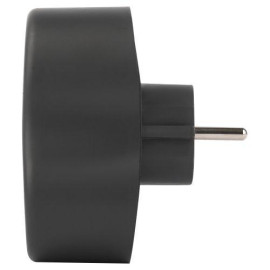 Разветвитель электрический SPx-2e-B на 2 розетки с заземл. 16А черн. Эра Б0059722