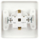 Розетка 1-м СП Style 7-202-01 16А 250В IP20 2P+E Schuko с заземл. бел. Intro Б0060619