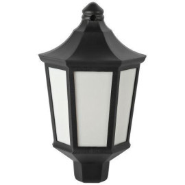 Светильник садово-парковый НБУ 06-60-003 Ника 60Вт черн. бел. основание матов. Эра Б0061158