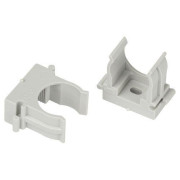 Держатель для труб (клипса) d20мм для прямого монтажа CLIP-20-G-MP сер. (уп.100шт) Эра Б0062104