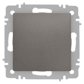 Выключатель 1-кл. СП Accent 6-101-09 10А IP20 250В AL/CU титан Intro Б0063440