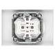 Розетка 2-м СП Accent 6-204-01 16А IP20 250В 2P AL/CU бел. Intro Б0063447