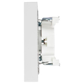 Розетка 2-м СП Accent 6-204-01 16А IP20 250В 2P AL/CU бел. Intro Б0063447