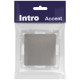 Переключатель 1-кл. СП Accent 6-103-09 10А IP20 250В AL/CU титан Intro Б0063451