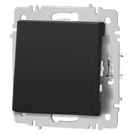 Выключатель 1-кл. СП Accent 6-101-05 10А IP20 250В AL/CU антрацит Intro Б0063458