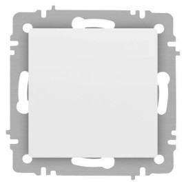 Выключатель 1-кл. СП Accent 6-101-01М 10А IP20 250В AL/CU бел. матов. Intro Б0063468