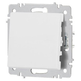 Выключатель 1-кл. СП Accent 6-101-01М 10А IP20 250В AL/CU бел. матов. Intro Б0063468