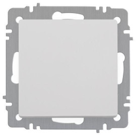 Выключатель 1-кл. СП Accent 6-101-01 10А IP20 250В AL/CU бел. Intro Б0063469