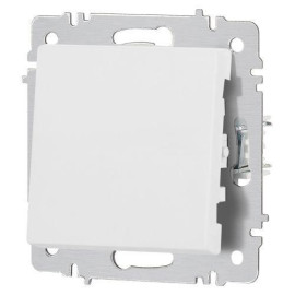 Переключатель 1-кл. СП Accent 6-103-01М 10А IP20 250В AL/CU бел. матов. Intro Б0063476