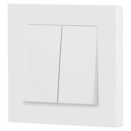 Переключатель 2-кл. СП Accent 6-107-01М 10А IP20 250В AL/CU бел. матов. Intro Б0063556