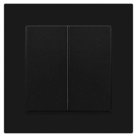 Переключатель 2-кл. СП Accent 6-107-05 10А IP20 250В AL/CU антрацит Intro Б0063564