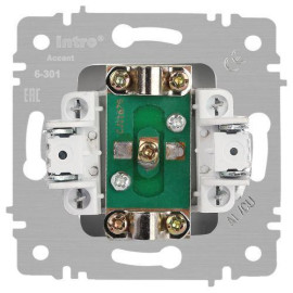 Розетка телевизионная одиночная TV СП Accent 6-301-01М IP20 бел. матов. Intro Б0063603