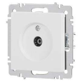Розетка телевизионная одиночная TV СП Accent 6-301-01М IP20 бел. матов. Intro Б0063603