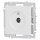 Розетка телевизионная одиночная TV СП Accent 6-301-01М IP20 бел. матов. Intro Б0063603