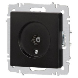 Розетка телевизионная одиночная TV СП Accent 6-301-05 IP20 антрацит Intro