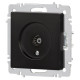 Розетка телевизионная одиночная TV СП Accent 6-301-05 IP20 антрацит Intro