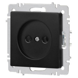 Розетка 1-м СП Accent 6-201-05 16А IP20 250В 2P антрацит Intro Б0063665