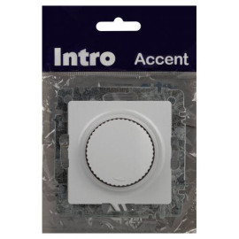 Светорегулятор поворотный СП Accent 6-401-01 600Вт 230В IP20 бел. Intro Б0063668