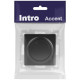 Светорегулятор поворотный СП Accent 6-401-05 600Вт 230В IP20 антрацит Intro Б0063679