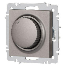 Светорегулятор поворотный СП Accent 6-401-09 600Вт 230В IP20 титан Intro Б0063685