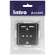 Розетка 1-м СП Accent 6-410-05 16А IP20 250В P+E Schuko + 2хUSB защ. шторки антрацит Intro Б0063698