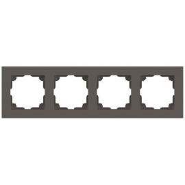 Рамка 4-м СП Accent 6-504-09 титан Intro Б0063712
