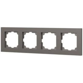 Рамка 4-м СП Accent 6-504-09 титан Intro Б0063712