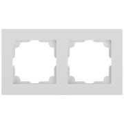 Рамка 2-м СП Accent 6-502-01 бел. Intro Б0063749