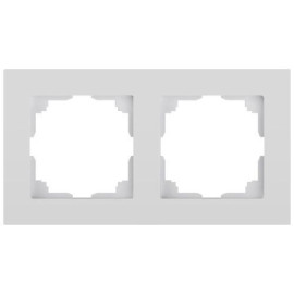Рамка 2-м СП Accent 6-502-01 бел. Intro Б0063749