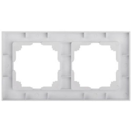 Рамка 2-м СП Accent 6-502-01 бел. Intro Б0063749