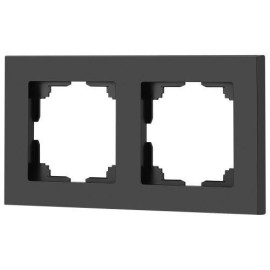 Рамка 2-м СП Accent 6-502-05 антрацит Intro Б0063760