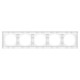 Рамка 5-м СП Accent 6-505-01 бел. Intro Б0063775