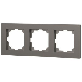 Рамка 3-м СП Accent 6-503-09 титан Intro Б0063793