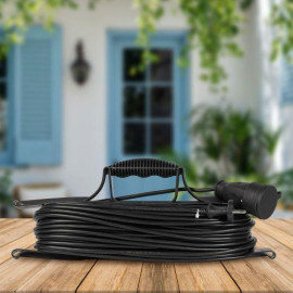 Удлинитель-шнур на рамке 1х40м без заземл. ПВС 2х1 GREEN LINE FR-10-40m Эра Б0065095