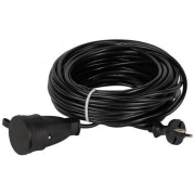 Удлинитель-шнур 1х0м без заземл. ПВС 2х0.75 GREEN LINE BUH-6-20m Эра Б0065138