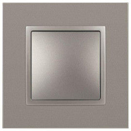 Выключатель Elegance 14-1101-16 250В 10АХ титан Эра Б0065782