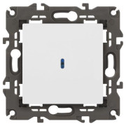 Выключатель Elegance 14-1102-01М 250В 10АХ с подсветкой матов. бел. Эра Б0065783