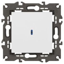 Выключатель Elegance 14-1102-01М 250В 10АХ с подсветкой матов. бел. Эра Б0065783