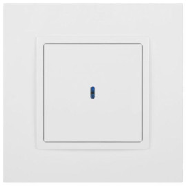 Выключатель Elegance 14-1102-01М 250В 10АХ с подсветкой матов. бел. Эра Б0065783