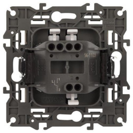 Переключатель Elegance 14-1103-01М 250В 10АХ матов. бел. Эра Б0065788