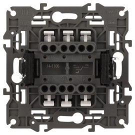 Переключатель 2-кл. Elegance 14-1106-01М 250В 10АХ матов. бел. Эра Б0065791