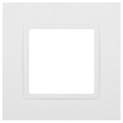Рамка 1-м Elegance 14-5001-01М для розеток и выключателей матов. бел. Эра Б0065794