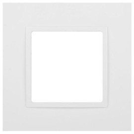 Рамка 1-м Elegance 14-5001-01М для розеток и выключателей матов. бел. Эра Б0065794