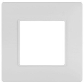 Рамка 1-м Elegance 14-5001-01М для розеток и выключателей матов. бел. Эра Б0065794
