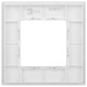 Рамка 1-м Elegance 14-5001-01М для розеток и выключателей матов. бел. Эра Б0065794