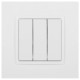 Выключатель 3-кл. Elegance 14-1107-01М 250В 10АХ матов. бел. Эра Б0065796
