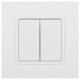 Выключатель 2-кл. Elegance 14-1104-01М 250В 10АХ матов. бел. Эра Б0065797